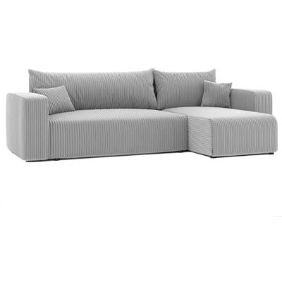 GREKPOL Canapé d'angle Convertible 145x248 à Gauche ou à Droite Canapé 3 Places Convertible Canapé avec Espace de Rangement Canapé Lit Canapé Convertible Sofa Clair Gris GREKPOL Canapé d'angle Convertible 145x248 à Gauche ou à Droite Canapé 3 Places Convertible Canapé avec Espace de Rangement Canapé Lit Canapé Convertible Sofa Clair Gris