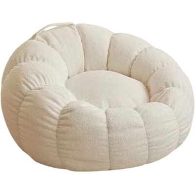 ZKALQECNF Salons Canapé inclinable paresseux for s'allonger, petit pouf Compact, chaise gigogne simple(Blanc,Grand) ZKALQECNF Salons Canapé inclinable paresseux for s'allonger, petit pouf Compact, chaise gigogne simple(Blanc,Grand)