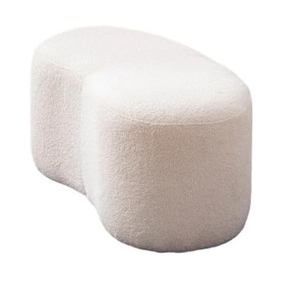 WENWENLEE Repose-pieds bas ottoman banc de salon canapé de sol en velours INS entrée chaussures tabouret à langer design repose-pieds meubles modulaires pour salon, lit (laine d'ambe blanc) WENWENLEE Repose-pieds bas ottoman banc de salon canapé de sol en velours INS entrée chaussures tabouret à langer design repose-pieds meubles modulaires pour salon, lit (laine d'ambe blanc)