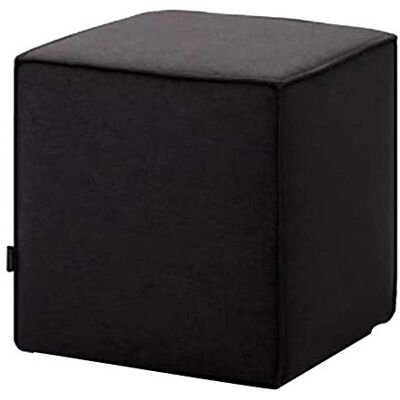CWCQGH Repose-pieds ottoman, tabouret à chaussures ottoman, tabouret de canapé en tissu rembourré, tabouret carré, petit repose-pieds, décoration d'intérieur, salon, 9 couleurs, noir, 38 x 38 x 42 cm CWCQGH Repose-pieds ottoman, tabouret à chaussures ottoman, tabouret de canapé en tissu rembourré, tabouret carré, petit repose-pieds, décoration d'intérieur, salon, 9 couleurs, noir, 38 x 38 x 42 cm