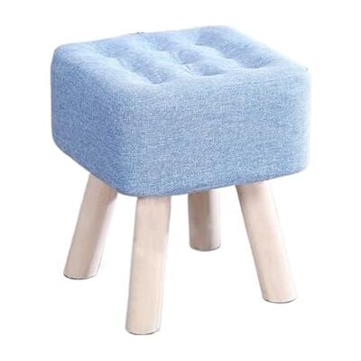 FJOADNVM Petit tabouret ottoman en tissu à 4 pieds, décoration de salon, cour, jardin, entrée (style 16) FJOADNVM Petit tabouret ottoman en tissu à 4 pieds, décoration de salon, cour, jardin, entrée (style 16)