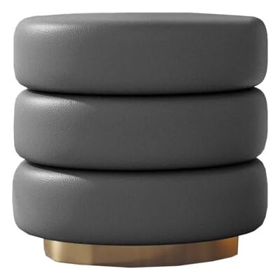 GIZNXBA Pouf Ottoman Rond Rembourré En Cuir Pour Salon Repose-pieds Pour Canapé Petit Tabouret Pouf Pour Chambre À Coucher Chaise De Coiffeuse Pour Entrée(Style 6) GIZNXBA Pouf Ottoman Rond Rembourré En Cuir Pour Salon Repose-pieds Pour Canapé Petit Tabouret Pouf Pour Chambre À Coucher Chaise De Coiffeuse Pour Entrée(Style 6)