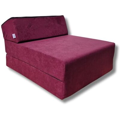 Natalia Spzoo Matelas de Jeunesse lit Fauteuil futon Pliable Pliant Choix des Couleurs Longueur 160 cm (Violet) Natalia Spzoo Matelas de Jeunesse lit Fauteuil futon Pliable Pliant Choix des Couleurs Longueur 160 cm (Violet)