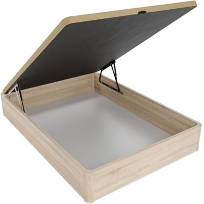 Homey Canapé inclinable super renforcé grande capacité avec couvercle respirant, coins arrondis, bois, cambria, 105 x 190 cm Homey Canapé inclinable super renforcé grande capacité avec couvercle respirant, coins arrondis, bois, cambria, 105 x 190 cm