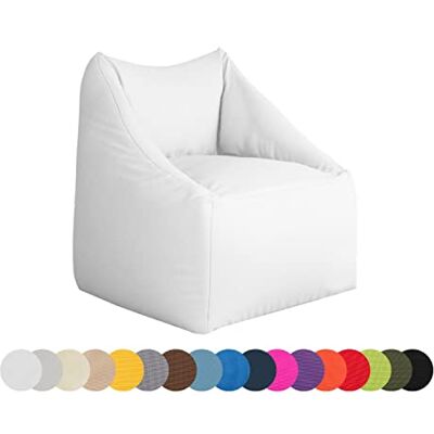 chilly pilley Pouf Fauteuil Mini Coussin De Siège Coussin De Sol Avec Dossier Fauteuil Pour Enfants Intérieur Et Extérieur Différentes Couleurs (Blanc) chilly pilley Pouf Fauteuil Mini Coussin De Siège Coussin De Sol Avec Dossier Fauteuil Pour Enfants Intérieur Et Extérieur Différentes Couleurs (Blanc)