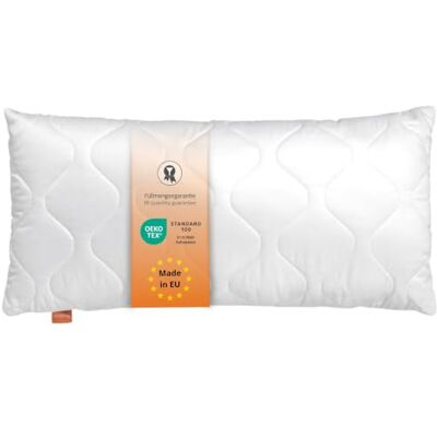 sleepling Basic 100 Oreiller 40 x 50 cm, Inlet, Coussin pour canapé, Oekotex, Lavable 60 degrés, fabriqué en UE, Poids de garnissage Garantie, Taille Garantie, Blanc sleepling Basic 100 Oreiller 40 x 50 cm, Inlet, Coussin pour canapé, Oekotex, Lavable 60 degrés, fabriqué en UE, Poids de garnissage Garantie, Taille Garantie, Blanc