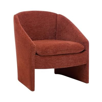 Unique Poltrona dritta 1 posto Tarolo poliestere terracotta Unique Poltrona dritta 1 posto Tarolo poliestere terracotta