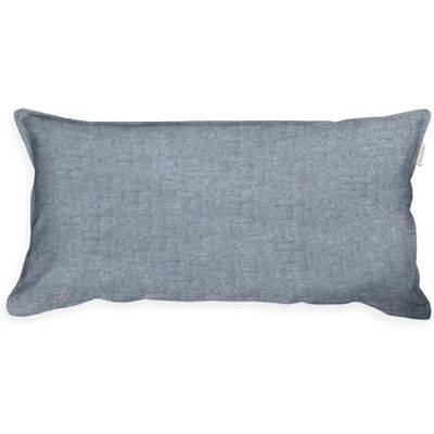 TOM TAILOR Housse de coussin Melange, 40 x 80 cm, 40% coton/ 25% viscose/ 35% polyester, avec ourlet surélevé et fermeture éclair avec marque, WOVEN MELANGE Blue (Soft Navy) TOM TAILOR Housse de coussin Melange, 40 x 80 cm, 40% coton/ 25% viscose/ 35% polyester, avec ourlet surélevé et fermeture éclair avec marque, WOVEN MELANGE Blue (Soft Navy)