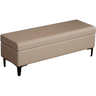 lyxamjrzyp Banc Ottoman pour la Maison, Banc de Rangement avec Siège, Pouf de Bout de lit en Cuir Banc, pour le Salon, Bancs de Chambre(Brown,120x40cm) lyxamjrzyp Banc Ottoman pour la Maison, Banc de Rangement avec Siège, Pouf de Bout de lit en Cuir Banc, pour le Salon, Bancs de Chambre(Brown,120x40cm)