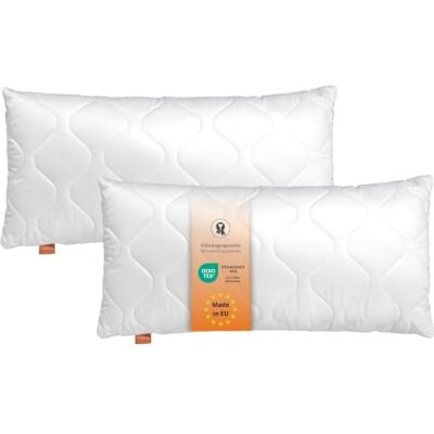 sleepling 195844 Lot de 2 Coussins Oreiller décoratif Oreiller de canapé Oekotex Lavable 60 degrés fabriqué en UE Poids de garnissage Garantie Taille Garantie 30 x 50 cm, Blanc sleepling 195844 Lot de 2 Coussins Oreiller décoratif Oreiller de canapé Oekotex Lavable 60 degrés fabriqué en UE Poids de garnissage Garantie Taille Garantie 30 x 50 cm, Blanc