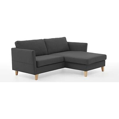 Atlantic Mailo Canapé 2 places avec chaise longue à monter à gauche ou à droite, anthracite, largeur x profondeur x hauteur : 204 x 85/150 x 82 cm Atlantic Mailo Canapé 2 places avec chaise longue à monter à gauche ou à droite, anthracite, largeur x profondeur x hauteur : 204 x 85/150 x 82 cm
