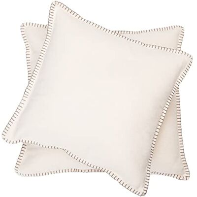 David Fussenegger Housse de Coussin, Coton, Écru, 40 x 40 cm David Fussenegger Housse de Coussin, Coton, Écru, 40 x 40 cm