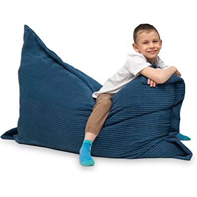 chilly pilley pouf coussin de sol en velours côtelé sac de haricots remplissage en polystyrène sac de haricots géant matériau du cordon coussin de siège coussin de jardin pour s'allonger chilly pilley pouf coussin de sol en velours côtelé sac de haricots remplissage en polystyrène sac de haricots géant matériau du cordon coussin de siège coussin de jardin pour s'allonger