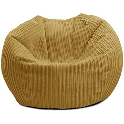 rucomfy Beanbags Jumbo Cord Mini pouf souple pour enfant pré-rempli résistant lavable en machine 60 x 80 cm (Mustarde) rucomfy Beanbags Jumbo Cord Mini pouf souple pour enfant pré-rempli résistant lavable en machine 60 x 80 cm (Mustarde)