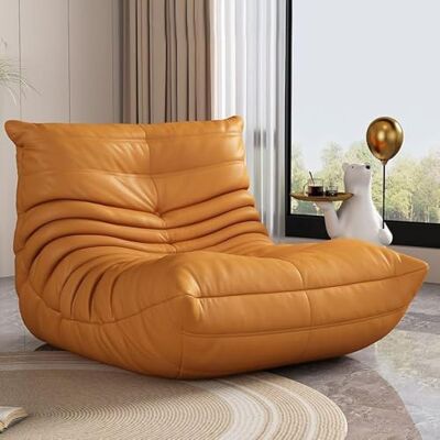 LIJBDDM Pouf poire en éponge, chaise géante remplie à mémoire de forme, convient aux adultes et adolescents, super doux, salon, chambre à coucher, université, jeu de lecture, cuir griffé de chat LIJBDDM Pouf poire en éponge, chaise géante remplie à mémoire de forme, convient aux adultes et adolescents, super doux, salon, chambre à coucher, université, jeu de lecture, cuir griffé de chat