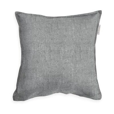TOM TAILOR Housse de coussin Melange, 40 x 40 cm, 40% coton/ 25% viscose/ 35% polyester, avec ourlet surélevé et fermeture éclair avec marque, tissu mélange gris (Soft Grey) TOM TAILOR Housse de coussin Melange, 40 x 40 cm, 40% coton/ 25% viscose/ 35% polyester, avec ourlet surélevé et fermeture éclair avec marque, tissu mélange gris (Soft Grey)