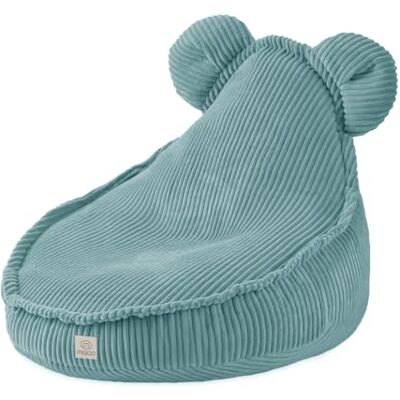 MISIOO Pouf pour enfant Huggy Bear Fauteuil En velours côtelé Idéal pour la chambre Facile à laver Léger et élégant 68 x 45 cm Bleu MISIOO Pouf pour enfant Huggy Bear Fauteuil En velours côtelé Idéal pour la chambre Facile à laver Léger et élégant 68 x 45 cm Bleu
