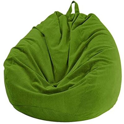 Chickwin g Housse de Pouf Poire, Velours Côtelé Fauteuil Poire sans Remplissage pour Extérieur et Intérieur Détente, Chaise Longue de Salon, Chambre Coussin(Olive Verte, 85x110cm) Chickwin g Housse de Pouf Poire, Velours Côtelé Fauteuil Poire sans Remplissage pour Extérieur et Intérieur Détente, Chaise Longue de Salon, Chambre Coussin(Olive Verte, 85x110cm)
