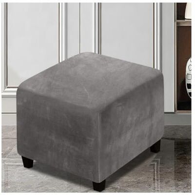 XGANGM Housse de pouf carrée en velours extensible pour repose-pieds 40 x 40/45 x 45/50 x 50/60 x 60/70 x 70/80 x 80/90 x 90/100 x 100 cm Gris 38 x 38 x 38 cm XGANGM Housse de pouf carrée en velours extensible pour repose-pieds 40 x 40/45 x 45/50 x 50/60 x 60/70 x 70/80 x 80/90 x 90/100 x 100 cm Gris 38 x 38 x 38 cm