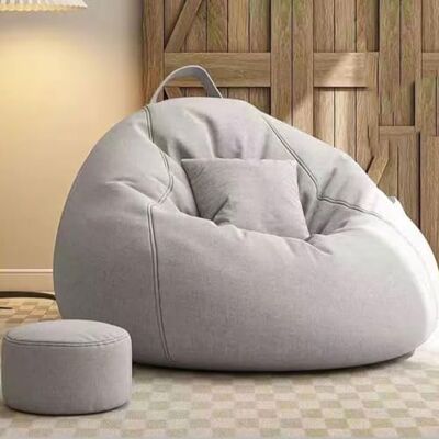 GWFBLID Grand pouf poire en mousse à mémoire de forme pour adolescents avec rembourrage, repose-pieds, canapé paresseux avec housse en microfibre douce pour dortoir, appartement, salon GWFBLID Grand pouf poire en mousse à mémoire de forme pour adolescents avec rembourrage, repose-pieds, canapé paresseux avec housse en microfibre douce pour dortoir, appartement, salon