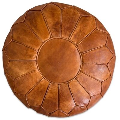 See the Good Pouf Premium XL en Cuir Véritable Fait Main Vendu Rembourré Coussin de Sol, Ottoman, Repose-Pied, Tabouret, Repose-Pied (Marron Cognac) See the Good Pouf Premium XL en Cuir Véritable Fait Main Vendu Rembourré Coussin de Sol, Ottoman, Repose-Pied, Tabouret, Repose-Pied (Marron Cognac)