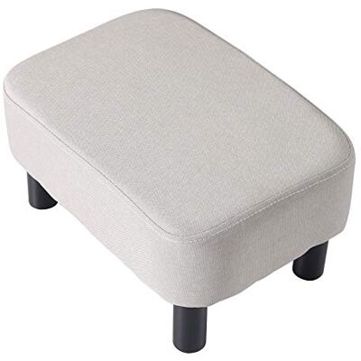 YMYNY Pouf Ottoman Housse Repose Pied Rectangle, Couverture pour Tabouret de Canapé Élastique, Lin Couvercle, Bois Solide, Tabouret de Salon, 42 x 29 x 23 cm, Gris Clair HD-HRF-BD213 YMYNY Pouf Ottoman Housse Repose Pied Rectangle, Couverture pour Tabouret de Canapé Élastique, Lin Couvercle, Bois Solide, Tabouret de Salon, 42 x 29 x 23 cm, Gris Clair HD-HRF-BD213