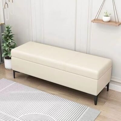 LWJSOCP Élégant banc ottoman de rangement en cuir – Rangement caché pour chaussures d'entrée Repose-pieds Extrémité du lit Nizer Solution d'assise confortable Parfait pour la décoration de la maison LWJSOCP Élégant banc ottoman de rangement en cuir – Rangement caché pour chaussures d'entrée Repose-pieds Extrémité du lit Nizer Solution d'assise confortable Parfait pour la décoration de la maison