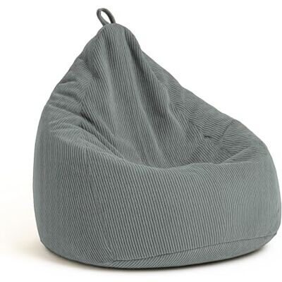 chilly pilley ® pouf en velours côtelé avec rembourrage EPS coussin d'assise, coussin de jeu, plusieurs couleurs, 65x85 gris chilly pilley ® pouf en velours côtelé avec rembourrage EPS coussin d'assise, coussin de jeu, plusieurs couleurs, 65x85 gris