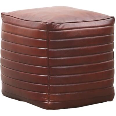 Marrakesch Orient & Mediterran Interior Marrakech Janeiro Tabouret d'assise vintage avec rembourrage et cuir véritable Pouf Janeiro carré 45 cm Repose-pieds comme décoration scandinave pour chambre à coucher et salon Marrakesch Orient & Mediterran Interior Marrakech Janeiro Tabouret d'assise vintage avec rembourrage et cuir véritable Pouf Janeiro carré 45 cm Repose-pieds comme décoration scandinave pour chambre à coucher et salon
