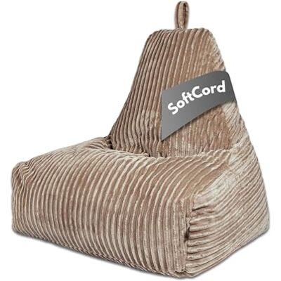 Patchhome Deluxe Pouf en velours côtelé Fauteuil de jeu pour adultes et enfants Fauteuil confortable en velours avec rembourrage Meubles de salon et de chambre à coucher (latte macchiato, XL) Patchhome Deluxe Pouf en velours côtelé Fauteuil de jeu pour adultes et enfants Fauteuil confortable en velours avec rembourrage Meubles de salon et de chambre à coucher (latte macchiato, XL)