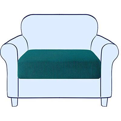 subrtex Housse de coussin de canapé extensible, housse de coussin élastique, housse pour coussin de canapé 1 place Bleu pétrole subrtex Housse de coussin de canapé extensible, housse de coussin élastique, housse pour coussin de canapé 1 place Bleu pétrole