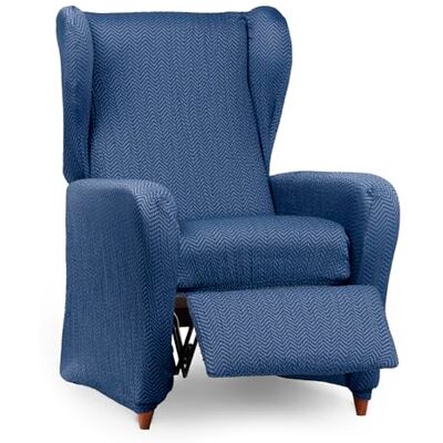 Eysa Luz Housse de canapé élastique pour fauteuil relax Bleu Eysa Luz Housse de canapé élastique pour fauteuil relax Bleu