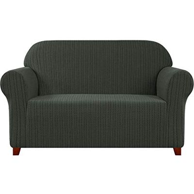 subrtex 1 housse de canapé jacquard rayé en élasthanne extensible, protection lavable de meubles pour salon (3 places, vert olive) subrtex 1 housse de canapé jacquard rayé en élasthanne extensible, protection lavable de meubles pour salon (3 places, vert olive)