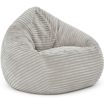 Patchhome PATCH HOME Cordino Drop Pouf de sol, en velours côtelé, avec rembourrage en polystyrène expansé, fauteuil salon confortable pour adultes et enfants, 2 tailles, élégant en velours côtelé, avec Patchhome PATCH HOME Cordino Drop Pouf de sol, en velours côtelé, avec rembourrage en polystyrène expansé, fauteuil salon confortable pour adultes et enfants, 2 tailles, élégant en velours côtelé, avec