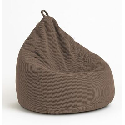 chilly pilley ® pouf en velours côtelé avec rembourrage EPS coussin d'assise, coussin de jeu, plusieurs couleurs, 65x85 marron chilly pilley ® pouf en velours côtelé avec rembourrage EPS coussin d'assise, coussin de jeu, plusieurs couleurs, 65x85 marron