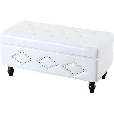 HTDVIG Tabouret à chaussures d'entrée, banc de rangement en polyuréthane, repose-pieds ottoman, banc de changement de chaussures, tabouret de maquillage, tabouret de canapé, tabouret d'extrémité de HTDVIG Tabouret à chaussures d'entrée, banc de rangement en polyuréthane, repose-pieds ottoman, banc de changement de chaussures, tabouret de maquillage, tabouret de canapé, tabouret d'extrémité de