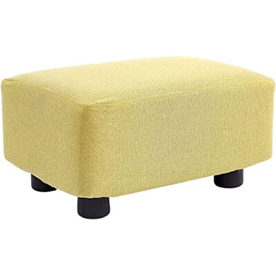 SnamicE Banc ottoman rectangulaire avec housse de tabouret amovible et lavable, banc empilable, repose-pieds de canapé, vert matcha, 38,1 x 26,9 x 20,1 cm SnamicE Banc ottoman rectangulaire avec housse de tabouret amovible et lavable, banc empilable, repose-pieds de canapé, vert matcha, 38,1 x 26,9 x 20,1 cm