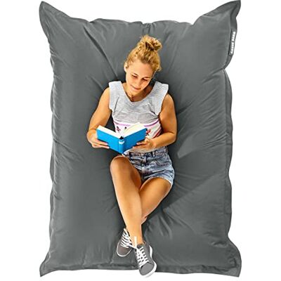 Green Bean © Sac XXL 140x180 cm 380 litres Sac d'assise pour enfants & adultes remplissage en granulés EPS pouf géant Grand coussin de salon Extérieur Résistant aux intempéries Salon Coussin de sol Green Bean © Sac XXL 140x180 cm 380 litres Sac d'assise pour enfants & adultes remplissage en granulés EPS pouf géant Grand coussin de salon Extérieur Résistant aux intempéries Salon Coussin de sol