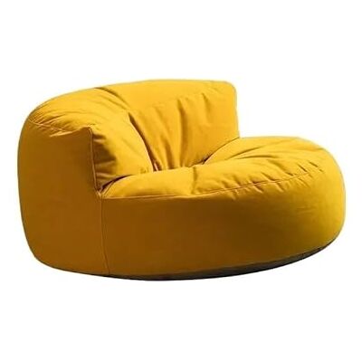 SHBHWS Housse de pouf sans remplissage à l'intérieur pour une relaxation extérieure et intérieure (jaune) SHBHWS Housse de pouf sans remplissage à l'intérieur pour une relaxation extérieure et intérieure (jaune)