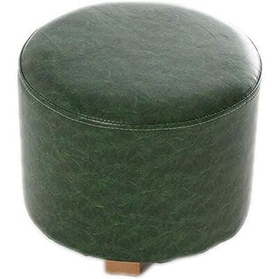 WENWENLEE Repose-pieds ottoman, tabouret de rangement, petit repose-pieds rond rembourré en bois, tabouret de maison, tabouret de canapé, chaise repose-pieds (couleur : noir) (vert nul) WENWENLEE Repose-pieds ottoman, tabouret de rangement, petit repose-pieds rond rembourré en bois, tabouret de maison, tabouret de canapé, chaise repose-pieds (couleur : noir) (vert nul)