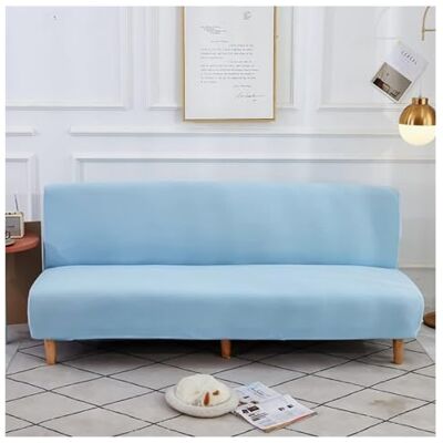 RBSN Housse de Canapé Extensible, Housse de Canapé Pliable Housse de futon Extensible avec Fond Élastique, Couleur Unie Housse de Canapé Épaisse Housse de Canapé Amovible Couverture Complète Housse RBSN Housse de Canapé Extensible, Housse de Canapé Pliable Housse de futon Extensible avec Fond Élastique, Couleur Unie Housse de Canapé Épaisse Housse de Canapé Amovible Couverture Complète Housse