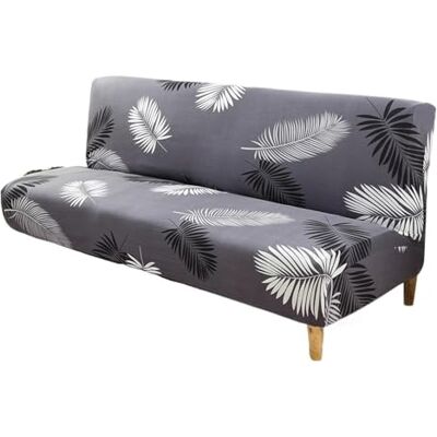 USOHJZ Housse de futon imprimée extensible avec fond élastique pour meubles de salon, chambre à coucher (couleur 20, L 185-210 cm) USOHJZ Housse de futon imprimée extensible avec fond élastique pour meubles de salon, chambre à coucher (couleur 20, L 185-210 cm)