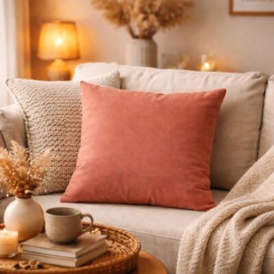 HOME WOHNIDEEN Housse de coussin Elmer avec fermeture éclair dissimulée HOME WOHNIDEEN Housse de coussin Elmer avec fermeture éclair dissimulée