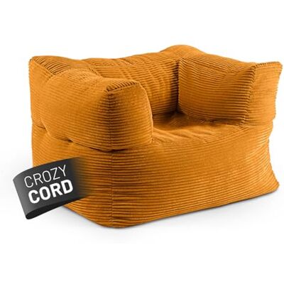 Lumaland Fauteuil modulaire Série Corduroy Pouf d'intérieur avec structure douce Modules idéaux Pouf pour salon, etc. 96 x 72 x 70 cm Lumaland Fauteuil modulaire Série Corduroy Pouf d'intérieur avec structure douce Modules idéaux Pouf pour salon, etc. 96 x 72 x 70 cm