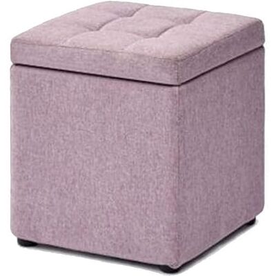 BEQLXTA Repose-pieds ottoman carré en tissu de lin touffeté, banc de rangement, tabouret de salon, chambre à coucher (couleur : #2) (null #9) BEQLXTA Repose-pieds ottoman carré en tissu de lin touffeté, banc de rangement, tabouret de salon, chambre à coucher (couleur : #2) (null #9)