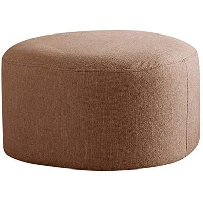 MEILISHAOMEI Repose-pieds ottoman en tissu rembourré Tabouret à chaussures rond en velours Repose-pieds décoratif pour la maison 2 couleurs (couleur : marron, taille : 53 x 30 cm) MEILISHAOMEI Repose-pieds ottoman en tissu rembourré Tabouret à chaussures rond en velours Repose-pieds décoratif pour la maison 2 couleurs (couleur : marron, taille : 53 x 30 cm)