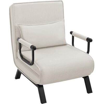 WOLTU Fauteuil relax inclinable convertible 3 en 1 avec dossier réglable en 5 positions, coussin amovible, assise rembourrée, 65 x 75 x 78 cm, beige Canapé-lit transformable 3 en 1, avec dossier réglable en 5 positions, coussin amovible, assise rembourr WOLTU Fauteuil relax inclinable convertible 3 en 1 avec dossier réglable en 5 positions, coussin amovible, assise rembourrée, 65 x 75 x 78 cm, beige Canapé-lit transformable 3 en 1, avec dossier réglable en 5 positions, coussin amovible, assise rembourr