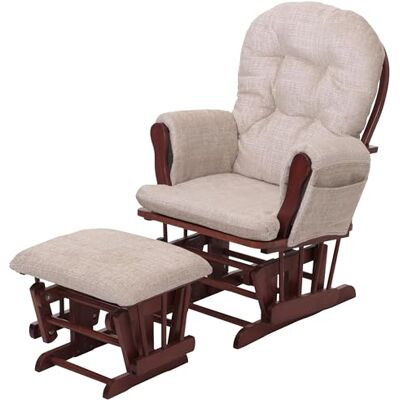 Mendler Fauteuil relax HWC-C76 en tissu Crème Structure foncée Fauteuil à bascule avec tabouret, chenille (465 g/m²), certifié Öko-Tex Mendler Fauteuil relax HWC-C76 en tissu Crème Structure foncée Fauteuil à bascule avec tabouret, chenille (465 g/m²), certifié Öko-Tex