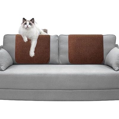 GYHH Lot de 2 housses d'appui-tête de canapé inclinable en Sherpa pour appuie-tête de chaise, meubles d'hiver chauds pour appuie-tête de canapé (café) GYHH Lot de 2 housses d'appui-tête de canapé inclinable en Sherpa pour appuie-tête de chaise, meubles d'hiver chauds pour appuie-tête de canapé (café)