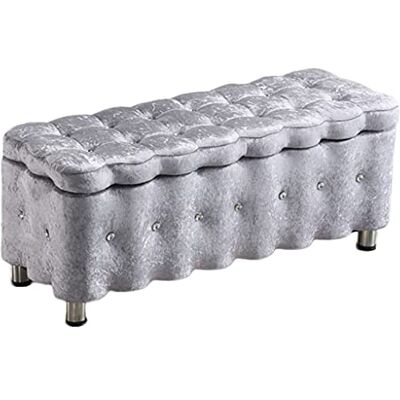 WIKKASSEIR Banc de rangement ottoman pour fenêtre Banc de rangement rembourré en polaire glacée Tabouret de canapé Pour salon, chambre à coucher, couloir, entrée Tabouret à langer (couleur : WIKKASSEIR Banc de rangement ottoman pour fenêtre Banc de rangement rembourré en polaire glacée Tabouret de canapé Pour salon, chambre à coucher, couloir, entrée Tabouret à langer (couleur :